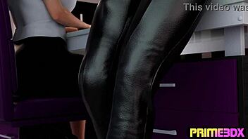 corporate futa chicks get wild in training animation by prime3dx