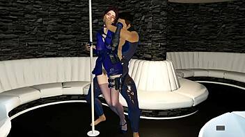 Beauty Officer Endures Intense Hard Fuck In 3D Animation Creampie