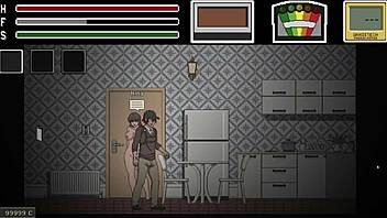 Beautiful anime babes seduce and get fucked in a ghostly game
