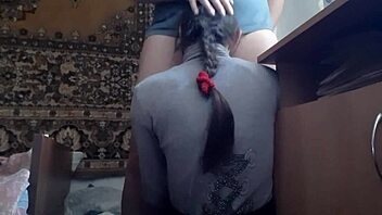 I guide her head to make her cum quicker.