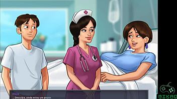 MILF housewife gets nursed in a kinky hospital scene