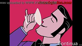 why does this gay cartoon party turn into wild sex?