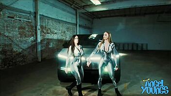 valentine's day missionary session with wet interracial lover in lingerie.