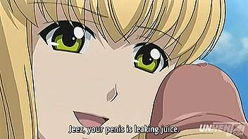 Хентай: жопастая студентка отжигает в универе, нецензурка с субтитрами, о да!