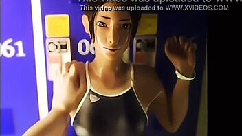 3D animated video of a man who rekindles his former lover in the fitting room