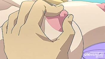 Хентай: жопастая студентка отжигает в универе, нецензурка с субтитрами, о да!