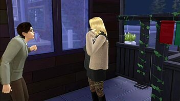 coffee with a friend turns into a bathroom fuck session, guy pounding girl while smoking and wearing heels