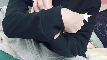 slim gay teen sucks sexy feet in foot fetish