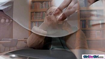 Petite Freshman Turns Into Strapon Queen in Lesbian Play