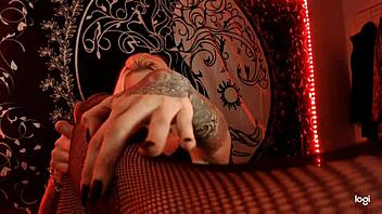 fetish asmr with bbw rubbing sounds for foot and stockings voyeur