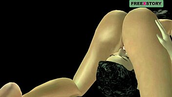 Animated 3D porn cartoon video - Indian bhabhi & Japanese man having oral fun in 69 position and standing positions including blowjob and pussy licking.