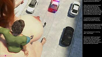 big apple small gesture in 3d cartoon episode