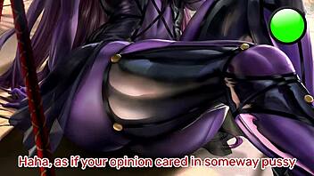 scathach's femdom edging training in fate go hentai joi