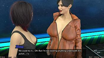 stranded in space 14 - hot milf has a nip slip