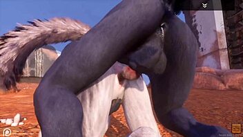 Ever seen a wild alpha wolf dominate his sexy mate? Curious how feral passion unfolds in this furry hentai?