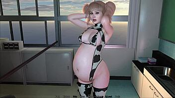 blonde bbw teen 18+ fucked with lactating big tits