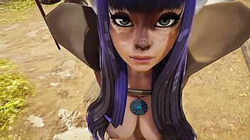 deer-girl freyja in viking village 3d hentai uncensored