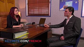 busty french milf julie valmont takes anal hard!