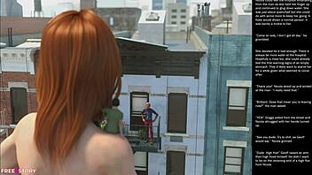 big apple small gesture in 3d cartoon episode