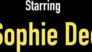 Sophie Dee takes dildo deep in throat for anal fun