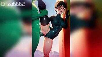 Hentai Evangelion girls in wild AI-selected action! 😍