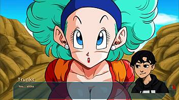 Bulma's new adventure features intense creampie blowjobs and big tits