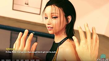 A O A Academy 22 - Shiny Glossy Wet Rebecca In Roleplay