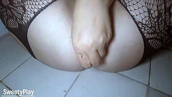 Special sex adventure with anal food play with bananas