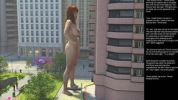 Big Apple Small Gesture episode 23 features 3D cartoon sex