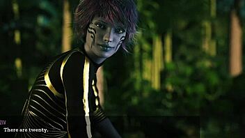 wanna see a threesome with two horny milfs in this hentai game? sex scenes are wild!