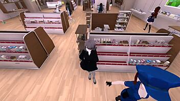 Sereka Exposes Herself Outdoors in a Naked Coat Without Being Noticed