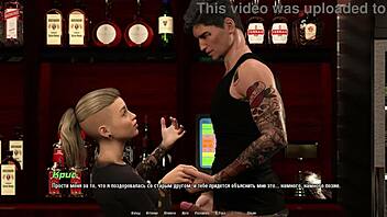 yo, check this wild hentai gameplay at the hellcat lounge! teen 18+ ffm action with big nipples is unreal.