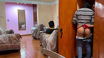 I fucked my neighbor's boyfriend he got horny and pounded my ass secretly