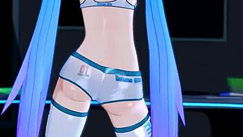 Mantis Twerks On Big Cock!