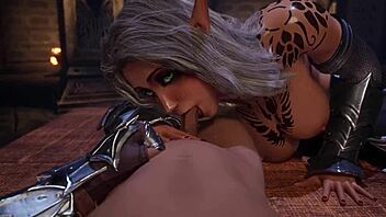 Prologue To 3d Hentai With Hardcore Blowjob And Deepthroat