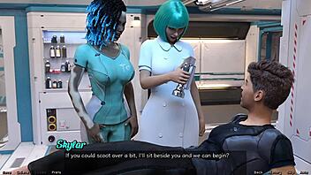 stranded in space 26 - she want to touch my cock