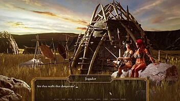 naughty princess gets horny and squirts in 3d hentai game