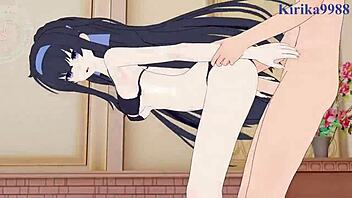 asuma and kozeki in intense blue archive hentai