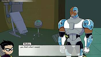 18titans part 21 – Enjoying Blackfire with Starfire and Jinx