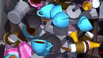 chatting about game hentai in a casual anime vibe