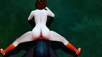 Velma and Daphne’s secret jungle affair in animated porn parody