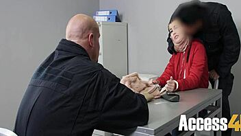 Teen Cindy Shine Caught By Fake Cops For Rough Play!