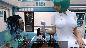 stranded in space 26 - she want to touch my cock