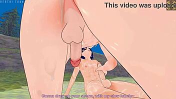 Kazuha’s anal play with Scaramouche in Genshin Impact fan art