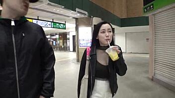 hot brunette fucked hard by a creep