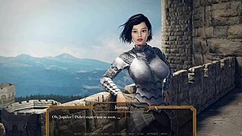 naughty princess gets horny and squirts in 3d hentai game