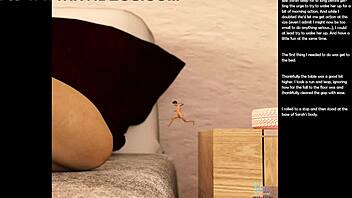 Oh, what's that small gesture in episode 44 of this 3D cartoon sex comic?