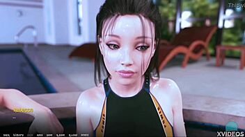 A O A Academy 22 - Shiny Glossy Wet Rebecca In Roleplay