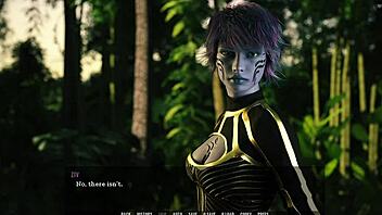 wanna see a threesome with two horny milfs in this hentai game? sex scenes are wild!