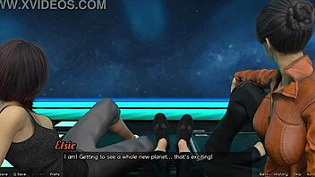 stranded in space 14 - hot milf has a nip slip